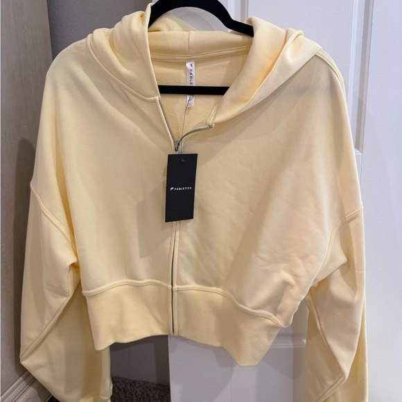 Yellow Zip-Up Hoodie and Sports Bra Set new with tags small - Picture 7 of 7